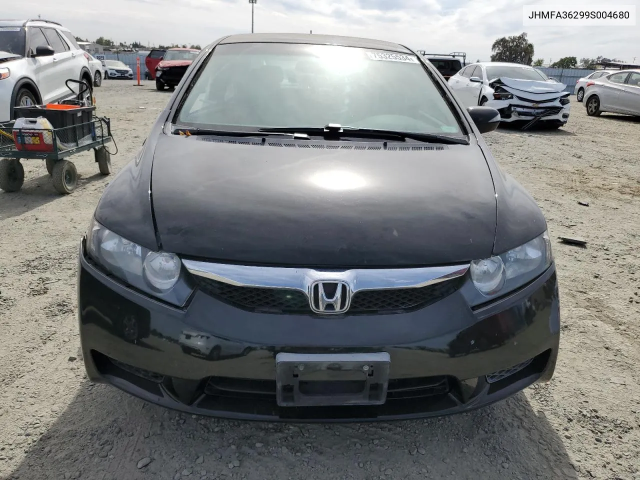 2009 Honda Civic Hybrid VIN: JHMFA36299S004680 Lot: 75325534