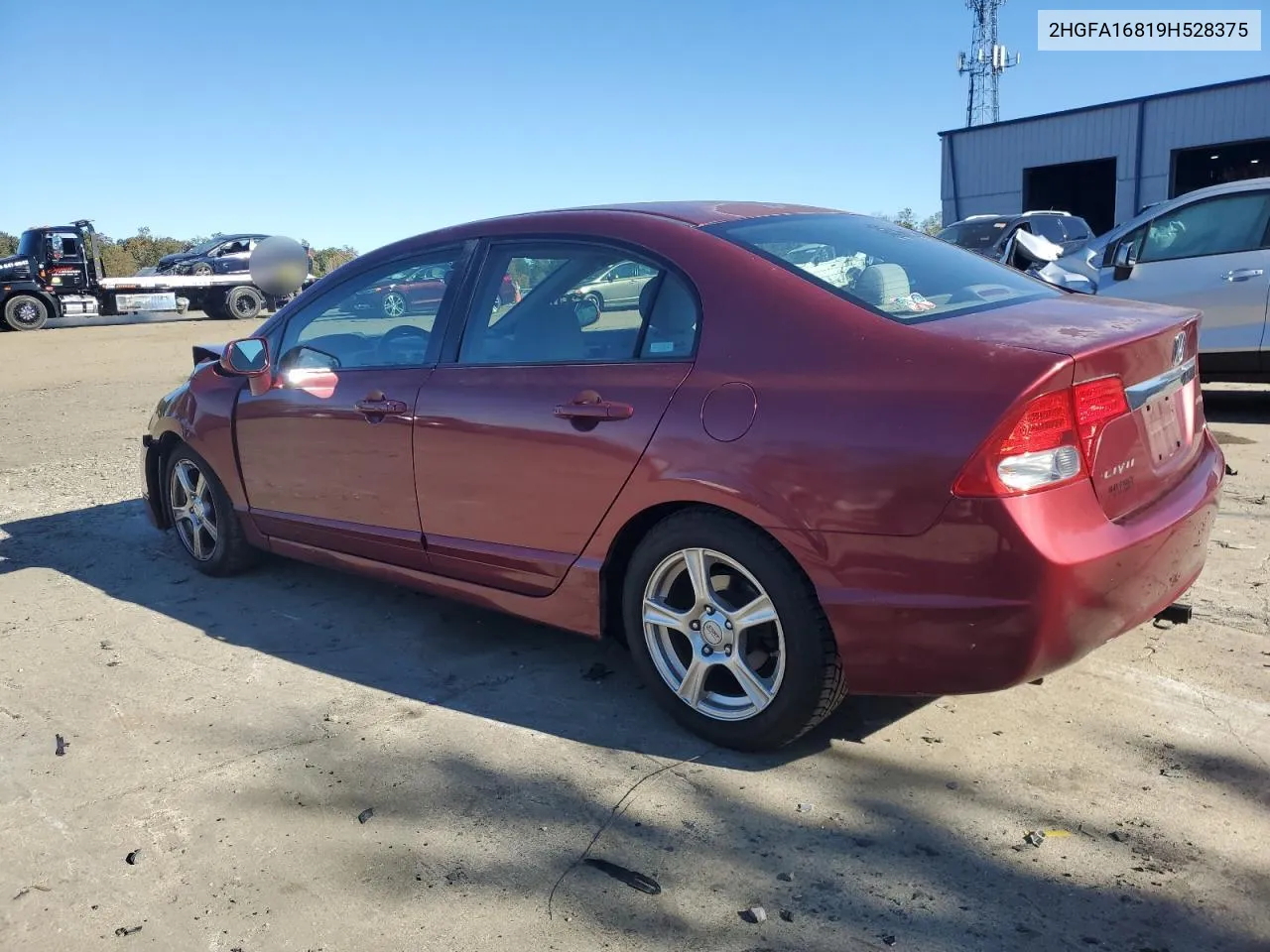 2HGFA16819H528375 2009 Honda Civic Ex