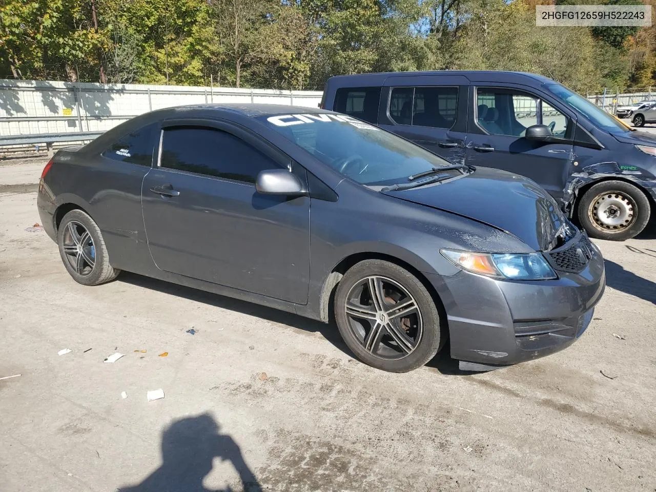 2HGFG12659H522243 2009 Honda Civic Lx