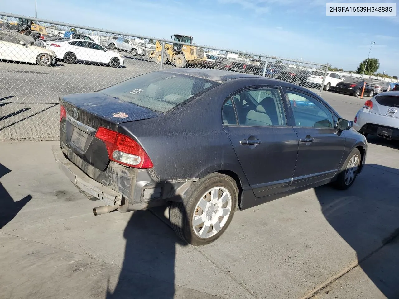 2HGFA16539H348885 2009 Honda Civic Lx