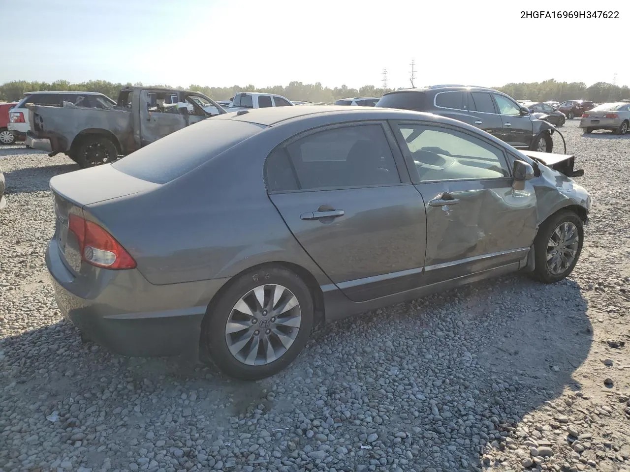 2009 Honda Civic Exl VIN: 2HGFA16969H347622 Lot: 75723154