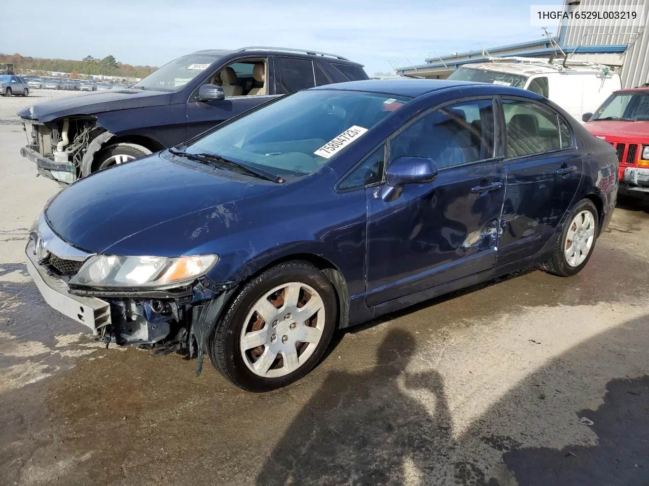 1HGFA16529L003219 2009 Honda Civic Lx