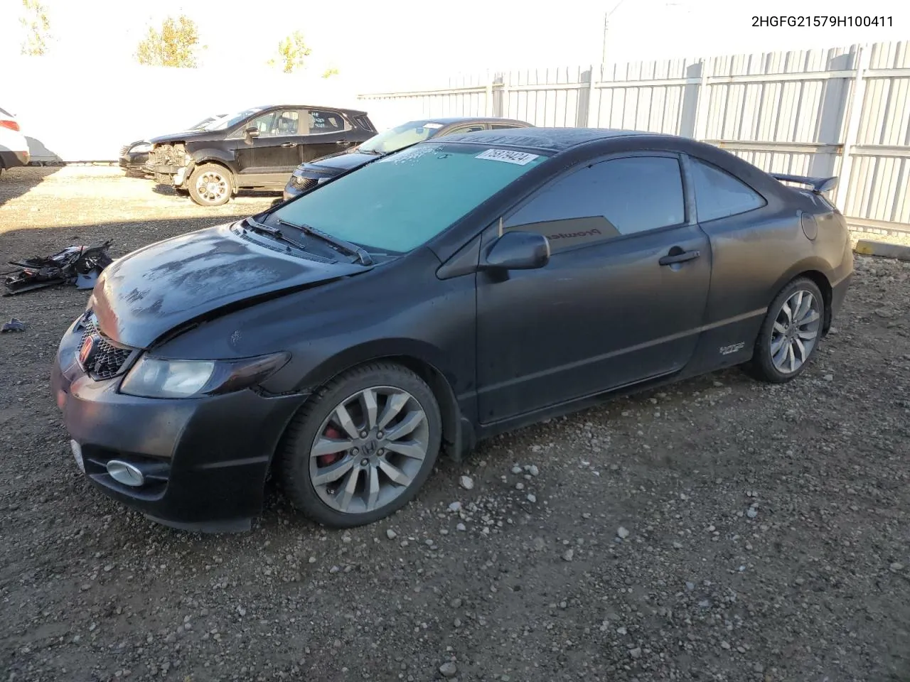 2HGFG21579H100411 2009 Honda Civic Si