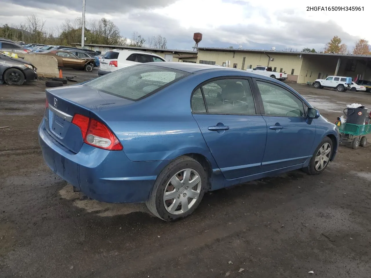 2009 Honda Civic Lx VIN: 2HGFA16509H345961 Lot: 75881654