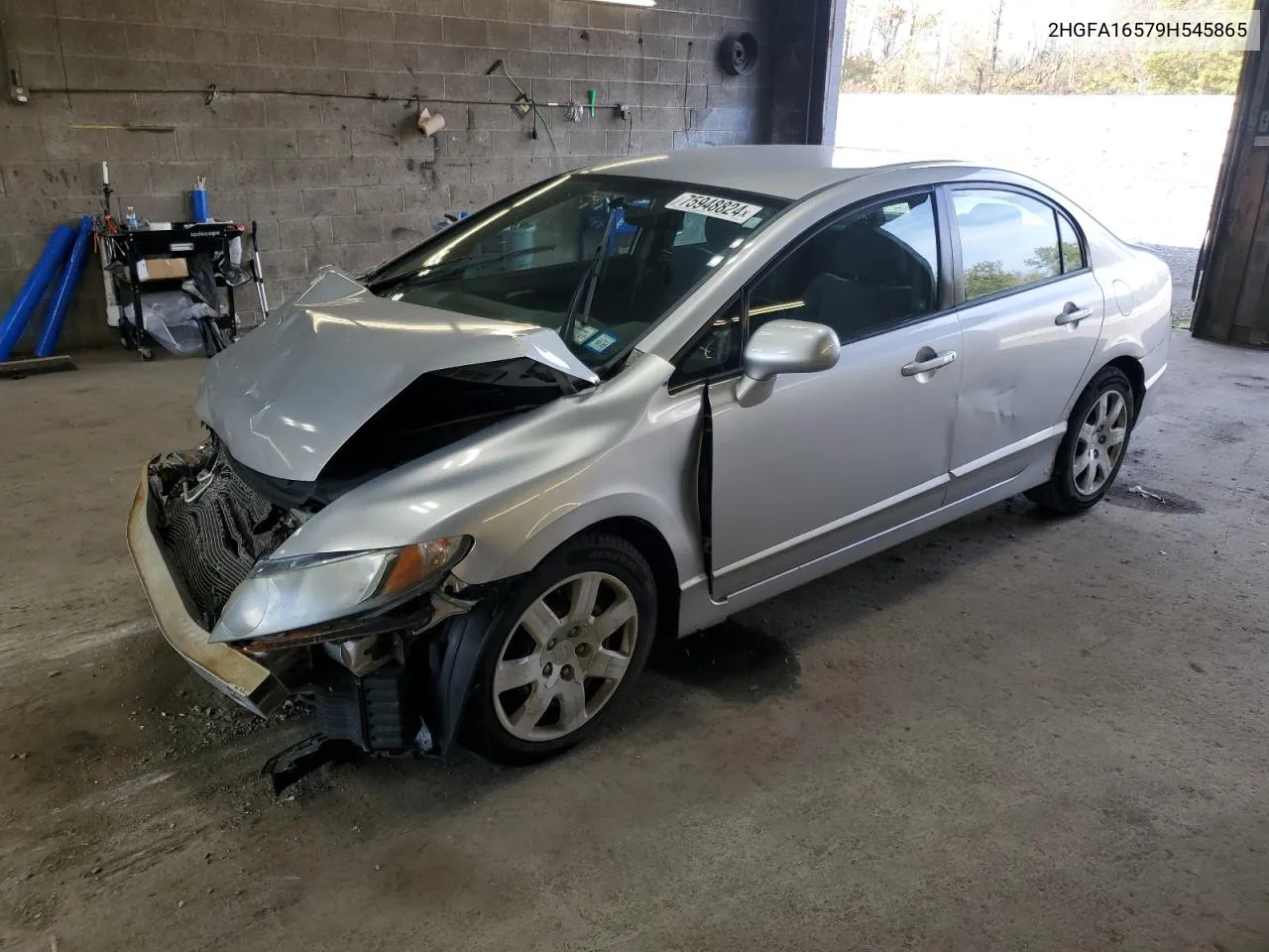 2009 Honda Civic Lx VIN: 2HGFA16579H545865 Lot: 75948824