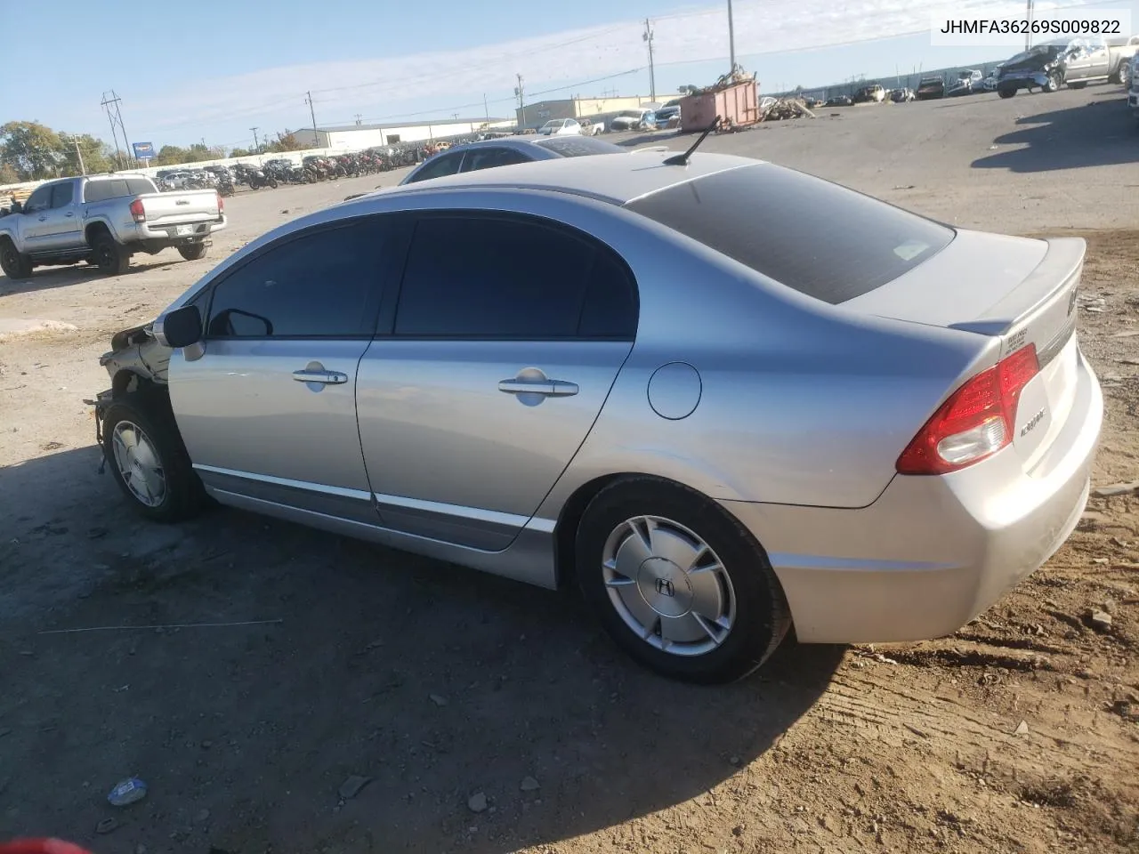 2009 Honda Civic Hybrid VIN: JHMFA36269S009822 Lot: 75968103