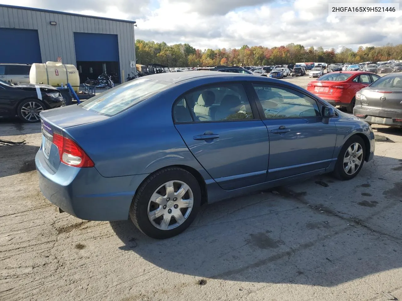 2009 Honda Civic Lx VIN: 2HGFA165X9H521446 Lot: 76057714