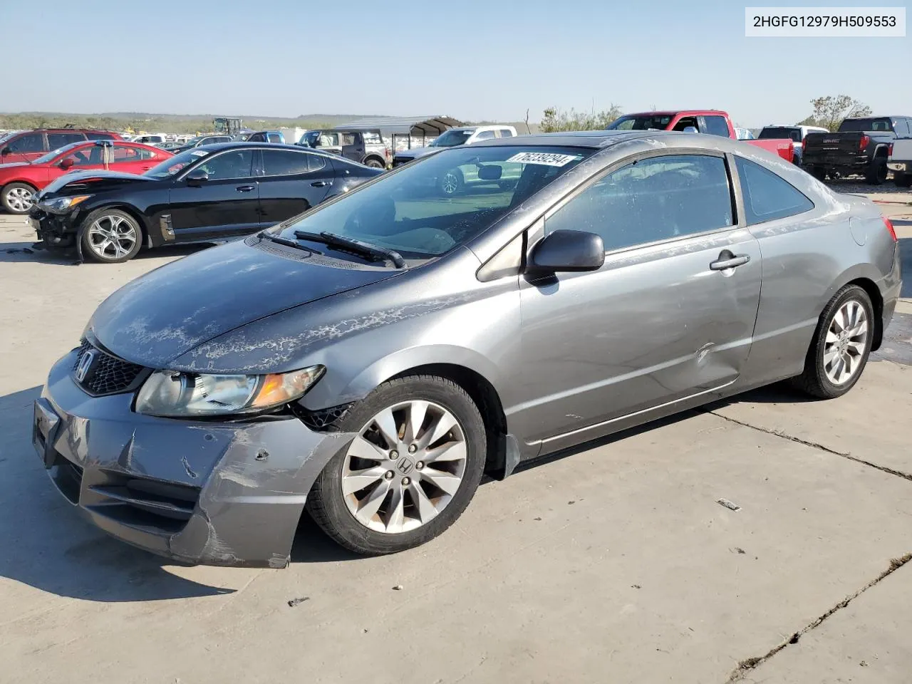 2009 Honda Civic Exl VIN: 2HGFG12979H509553 Lot: 76239294