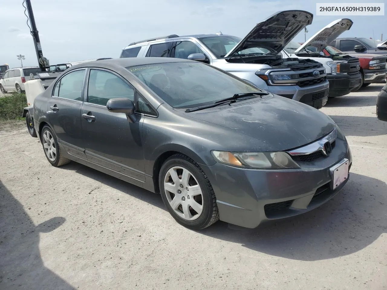 2009 Honda Civic Lx VIN: 2HGFA16509H319389 Lot: 76288714