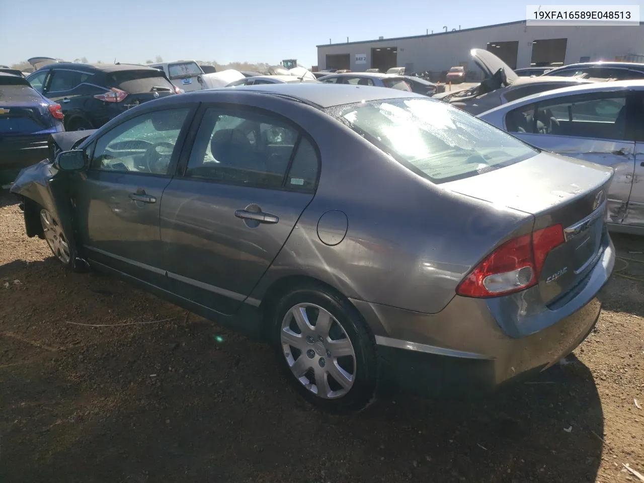 2009 Honda Civic Lx VIN: 19XFA16589E048513 Lot: 76354084