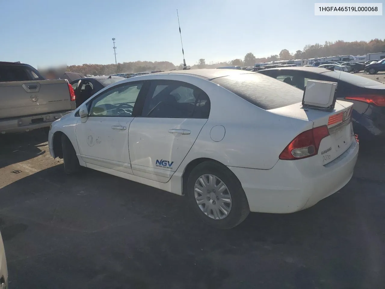 1HGFA46519L000068 2009 Honda Civic Gx