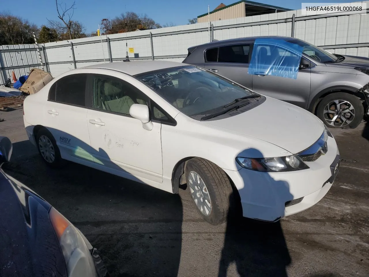 1HGFA46519L000068 2009 Honda Civic Gx