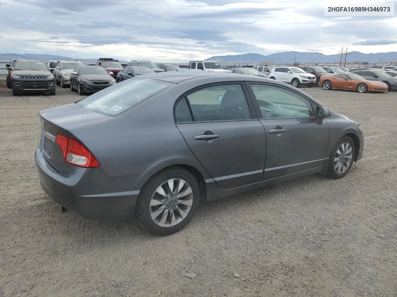 2009 Honda Civic Exl VIN: 2HGFA16989H346973 Lot: 76434414