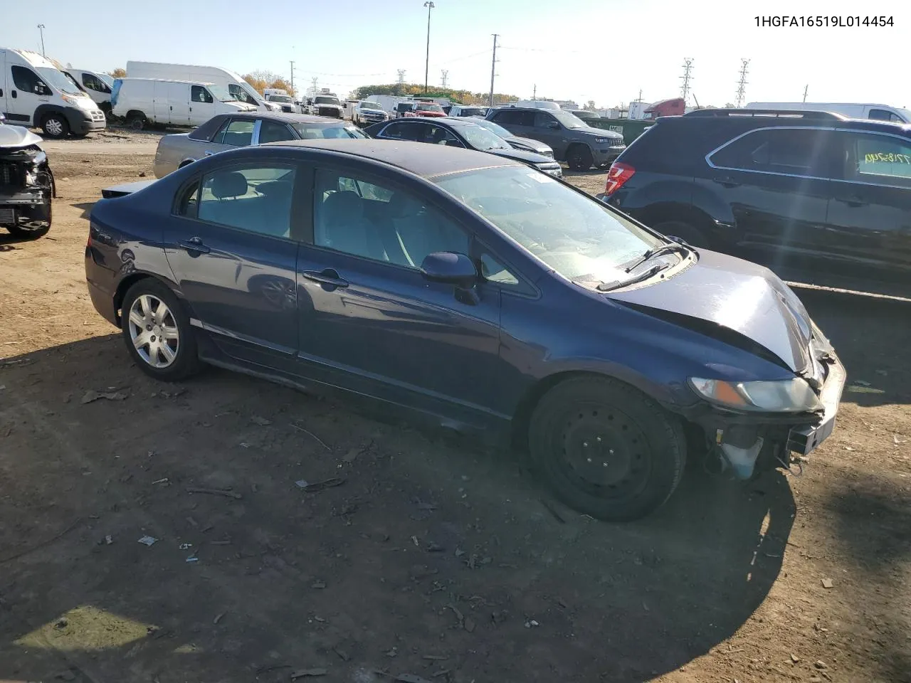 1HGFA16519L014454 2009 Honda Civic Lx