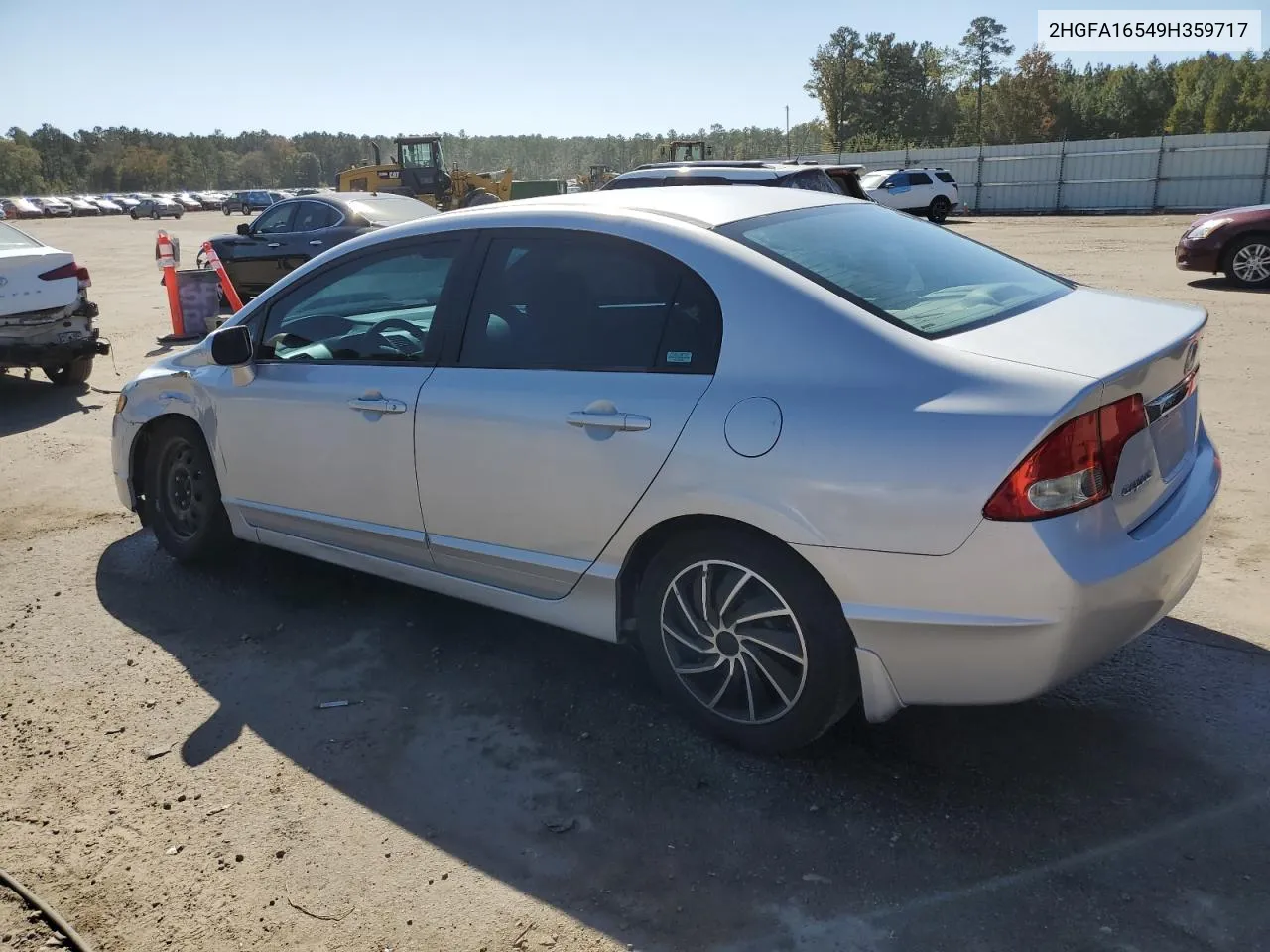 2009 Honda Civic Lx VIN: 2HGFA16549H359717 Lot: 76609044