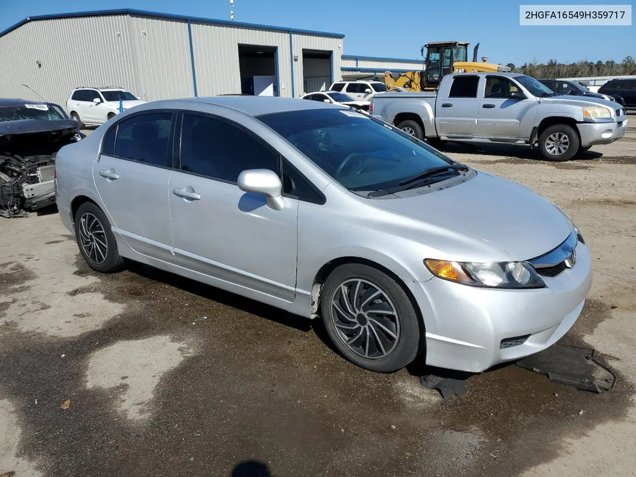 2009 Honda Civic Lx VIN: 2HGFA16549H359717 Lot: 76609044