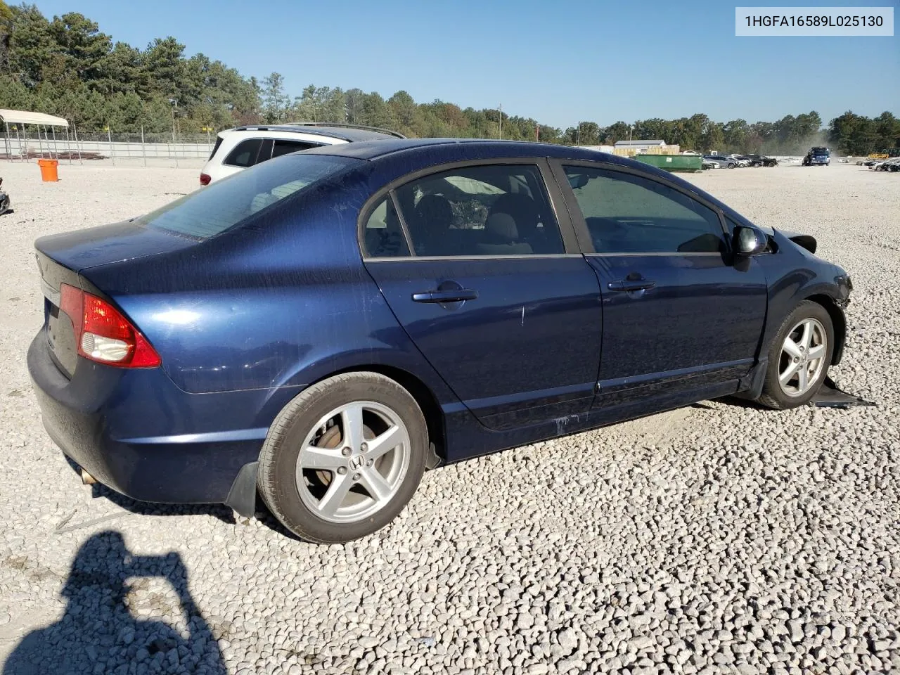 2009 Honda Civic Lx VIN: 1HGFA16589L025130 Lot: 76840784