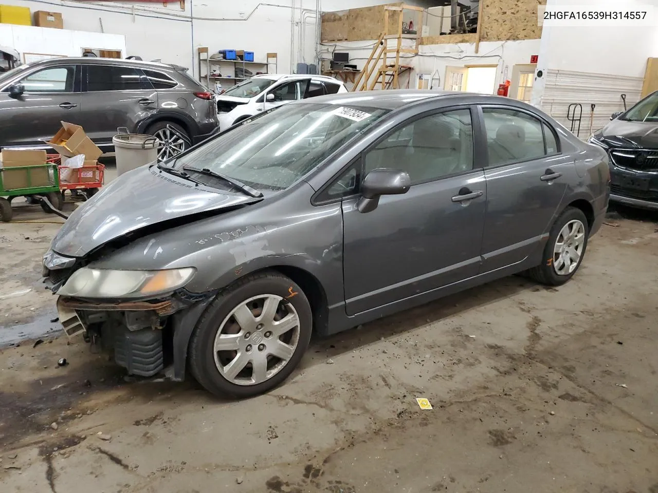 2HGFA16539H314557 2009 Honda Civic Lx