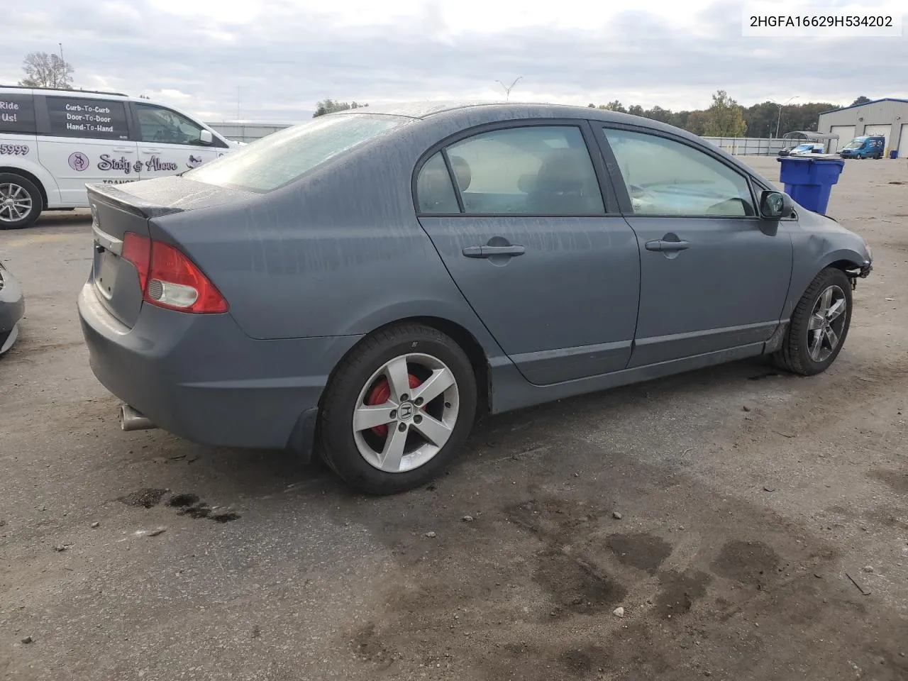 2009 Honda Civic Lx-S VIN: 2HGFA16629H534202 Lot: 77031164