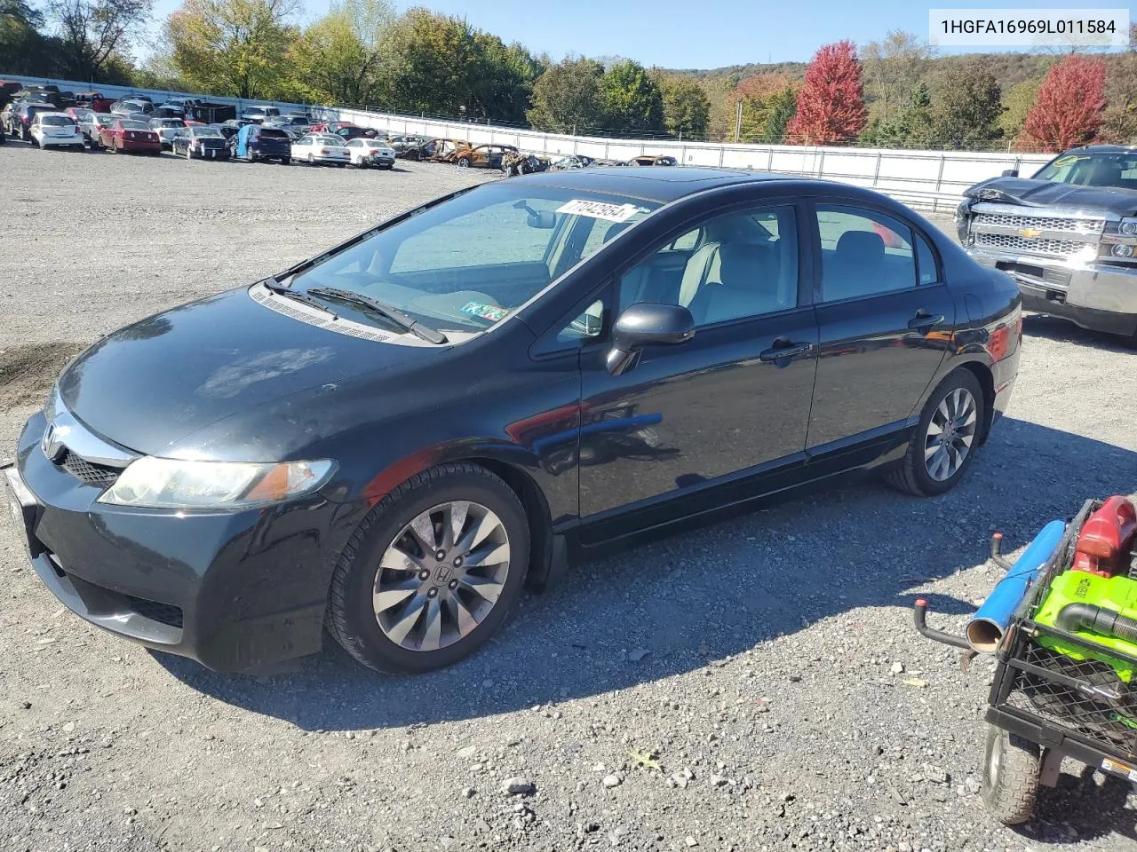 2009 Honda Civic Exl VIN: 1HGFA16969L011584 Lot: 77042954