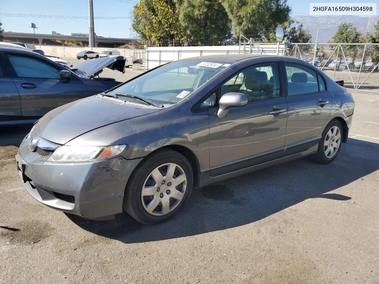 2009 Honda Civic Lx VIN: 2HGFA16509H304598 Lot: 77232824