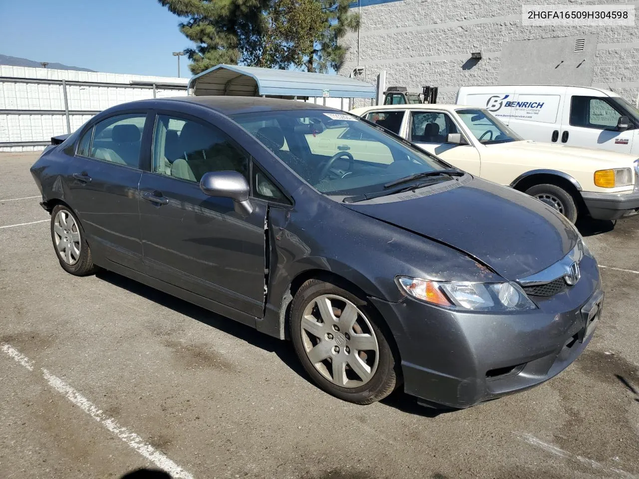 2009 Honda Civic Lx VIN: 2HGFA16509H304598 Lot: 77232824