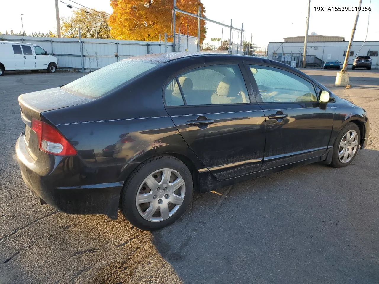 2009 Honda Civic Lx VIN: 19XFA15539E019356 Lot: 77311444