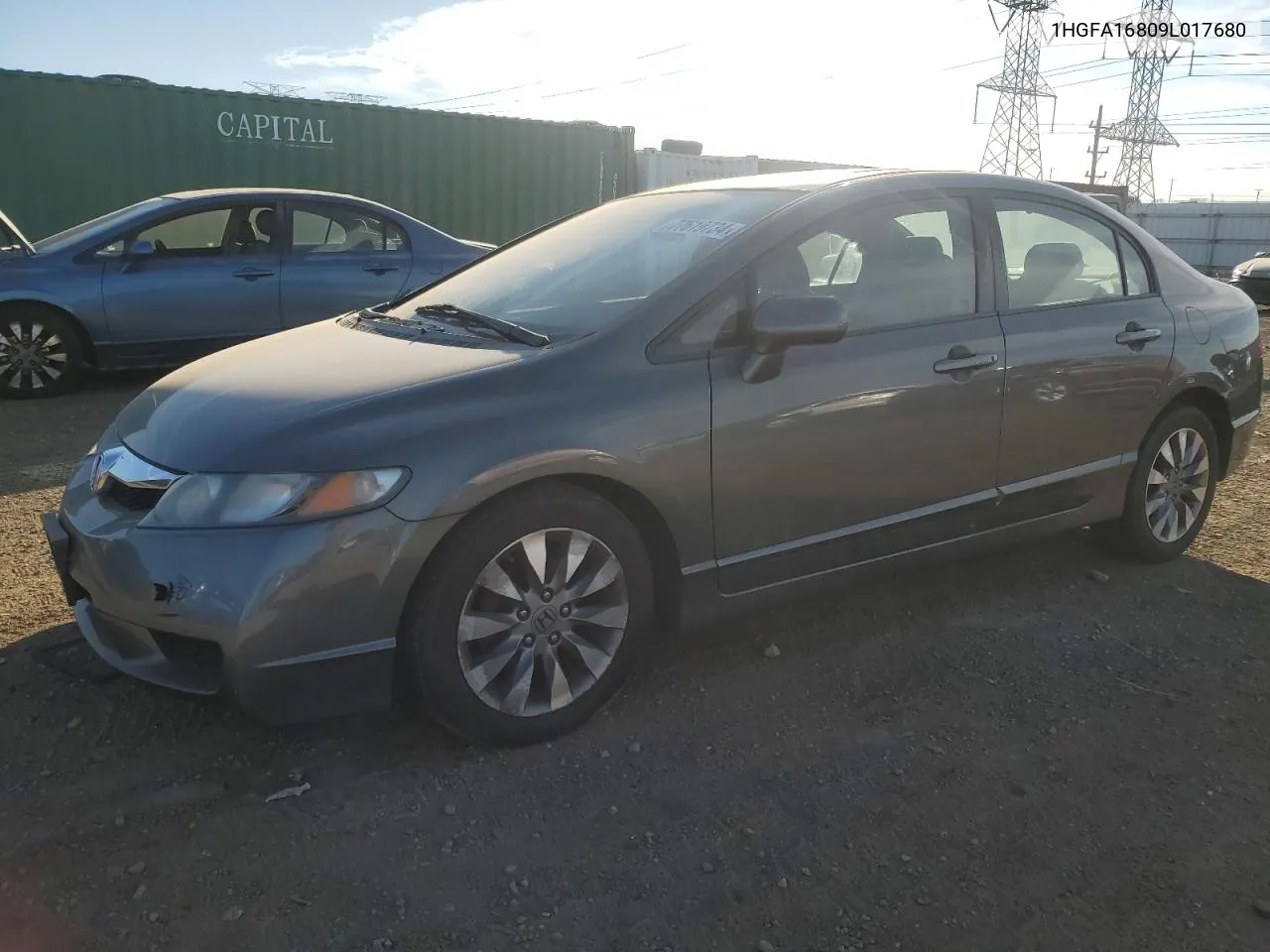 2009 Honda Civic Ex VIN: 1HGFA16809L017680 Lot: 77619734