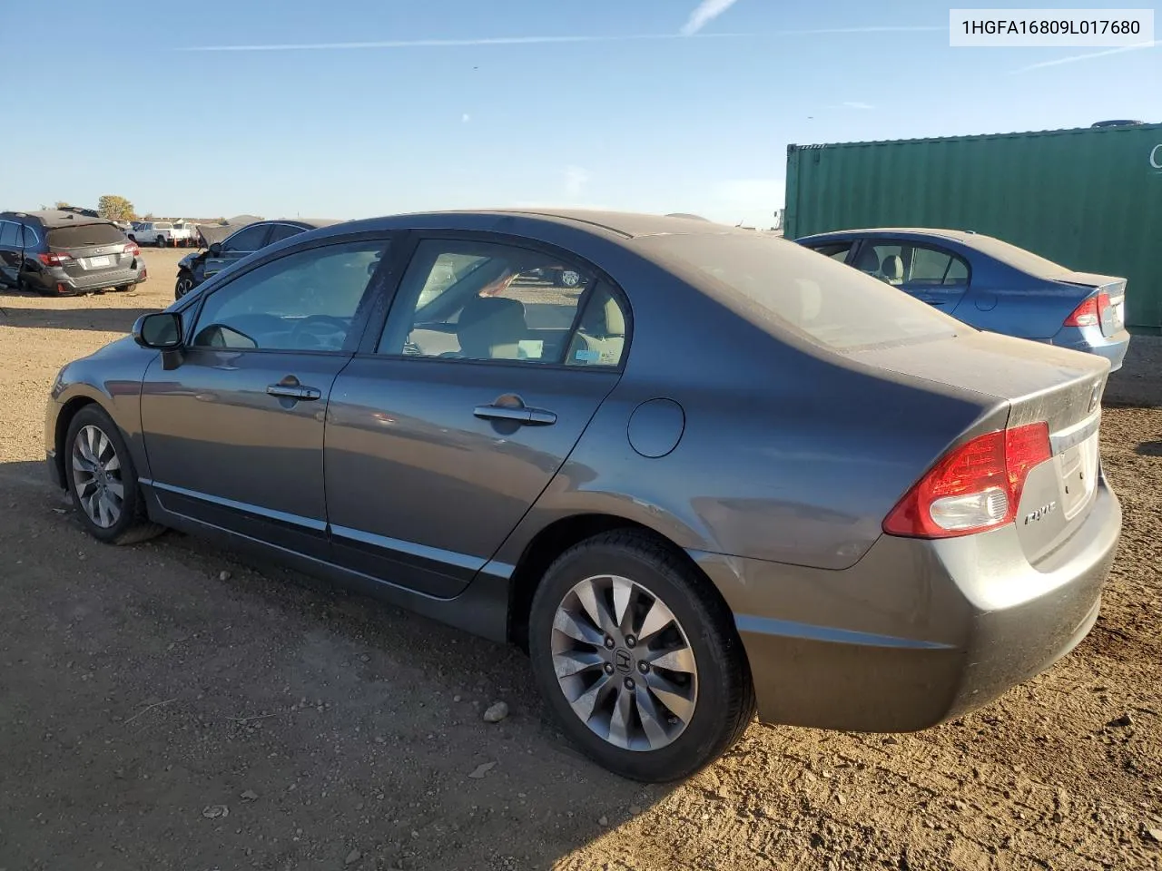 2009 Honda Civic Ex VIN: 1HGFA16809L017680 Lot: 77619734