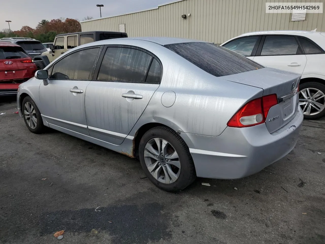 2009 Honda Civic Lx VIN: 2HGFA16549H542969 Lot: 77624654