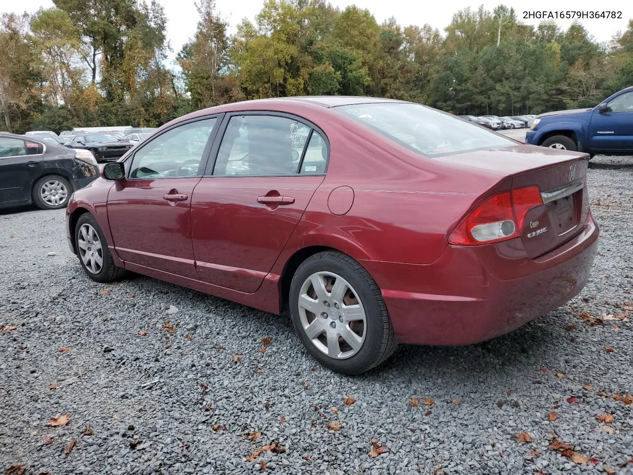 2009 Honda Civic Lx VIN: 2HGFA16579H364782 Lot: 77741394