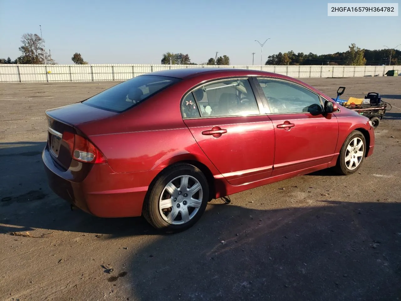 2009 Honda Civic Lx VIN: 2HGFA16579H364782 Lot: 77741394