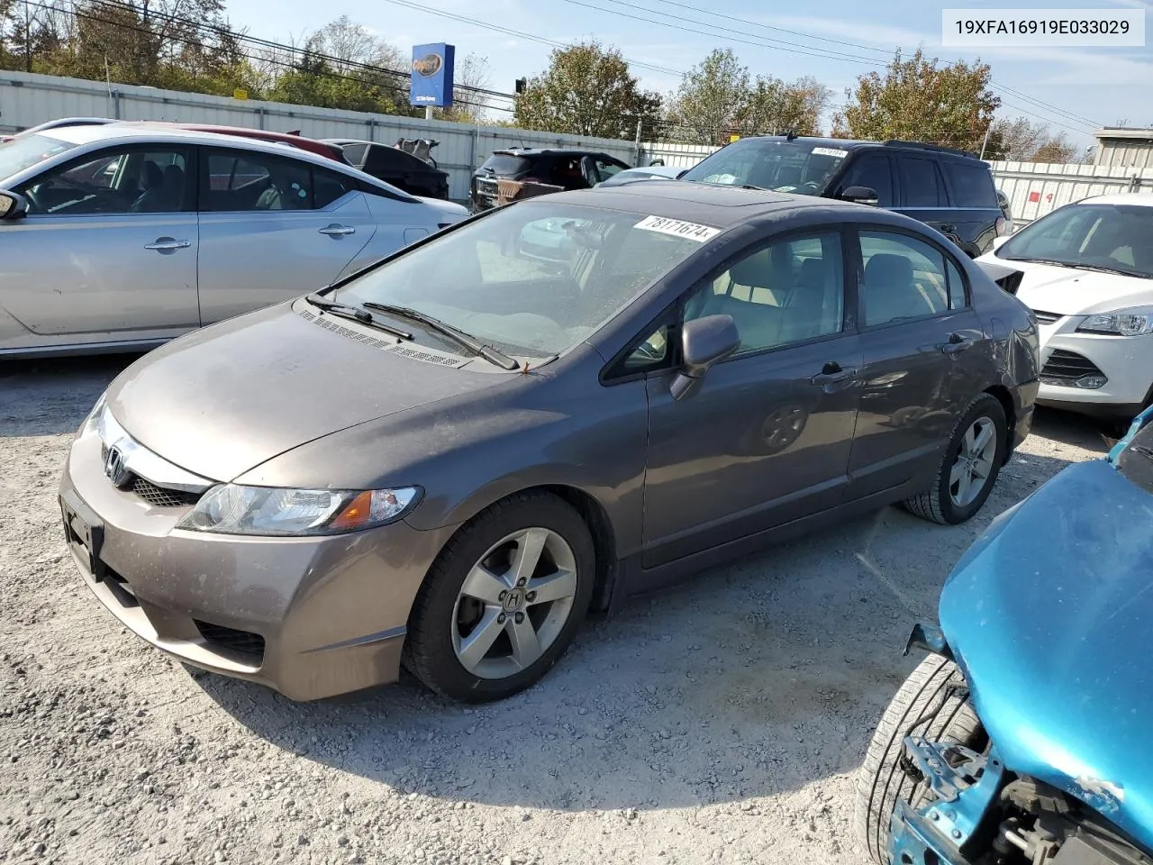 2009 Honda Civic Exl VIN: 19XFA16919E033029 Lot: 78171674