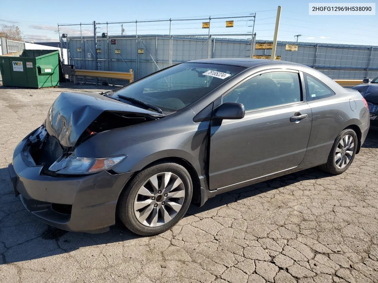 2009 Honda Civic Exl VIN: 2HGFG12969H538090 Lot: 78185224