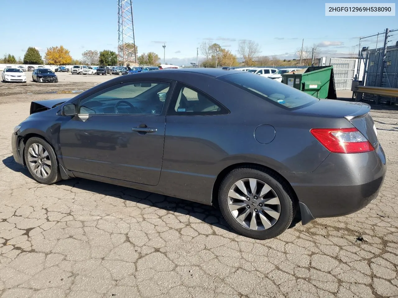 2009 Honda Civic Exl VIN: 2HGFG12969H538090 Lot: 78185224