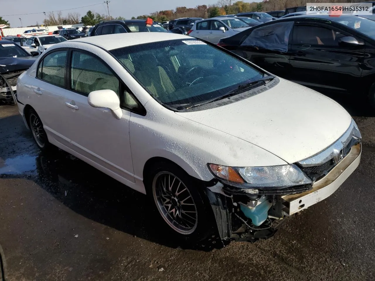 2009 Honda Civic Lx VIN: 2HGFA16549H535312 Lot: 78195314