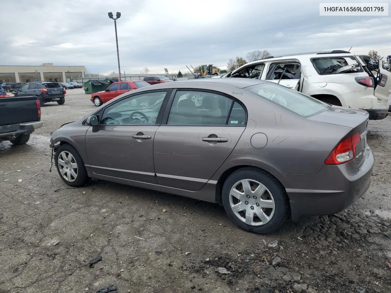 2009 Honda Civic Lx VIN: 1HGFA16569L001795 Lot: 78259314