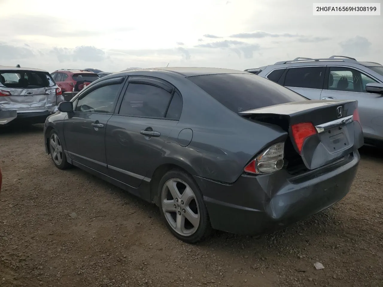 2009 Honda Civic Lx VIN: 2HGFA16569H308199 Lot: 78382764