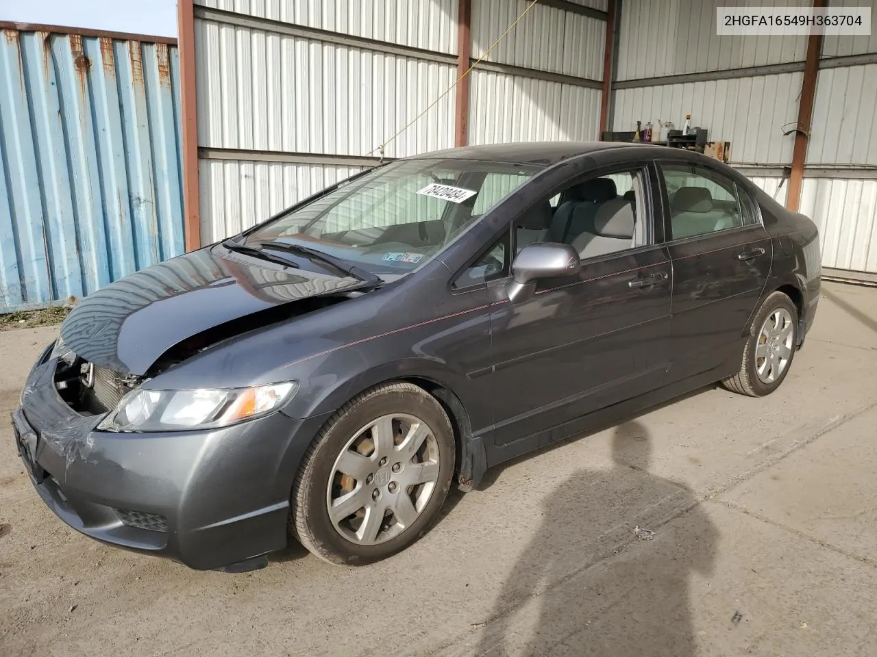 2HGFA16549H363704 2009 Honda Civic Lx