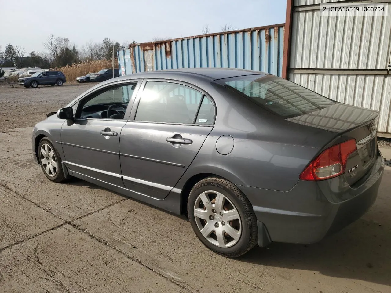 2009 Honda Civic Lx VIN: 2HGFA16549H363704 Lot: 78420484