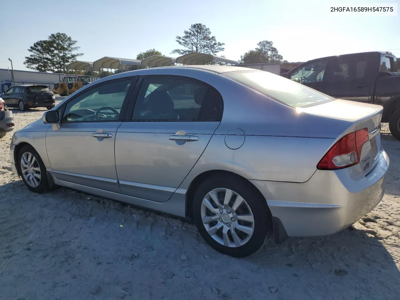 2009 Honda Civic Lx VIN: 2HGFA16589H547575 Lot: 78552644