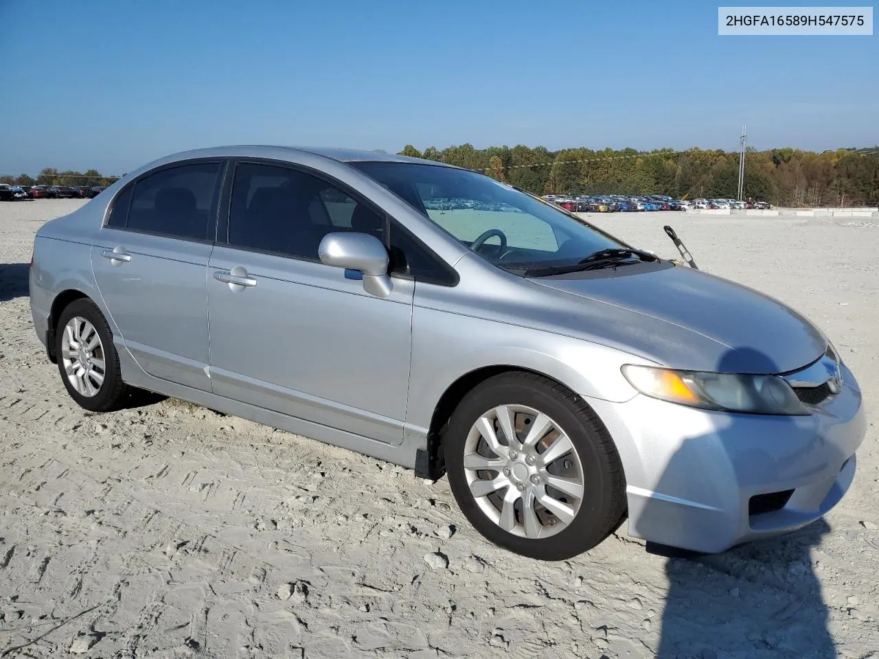 2009 Honda Civic Lx VIN: 2HGFA16589H547575 Lot: 78552644