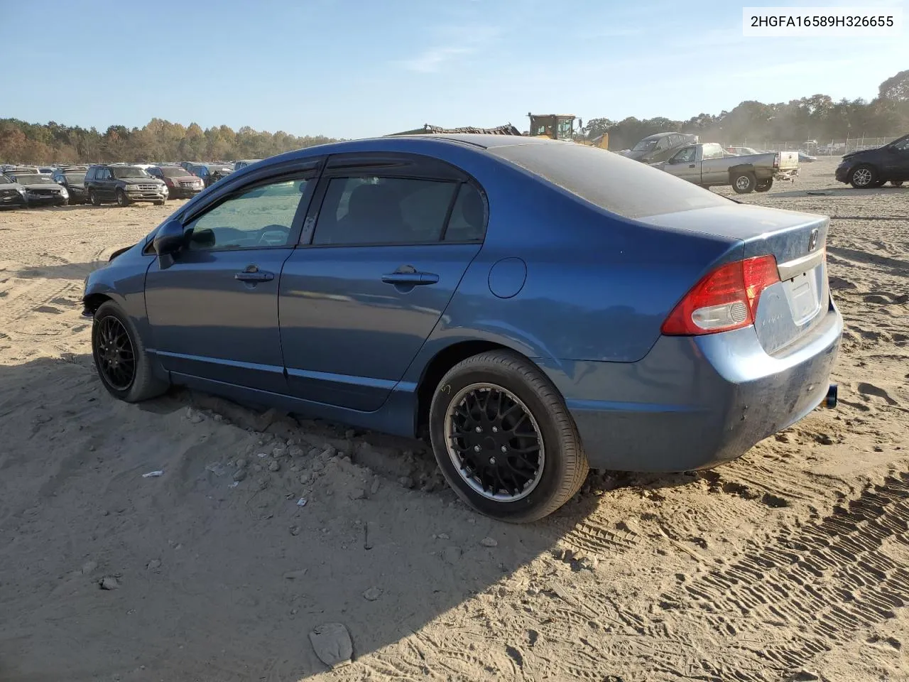 2009 Honda Civic Lx VIN: 2HGFA16589H326655 Lot: 78734164