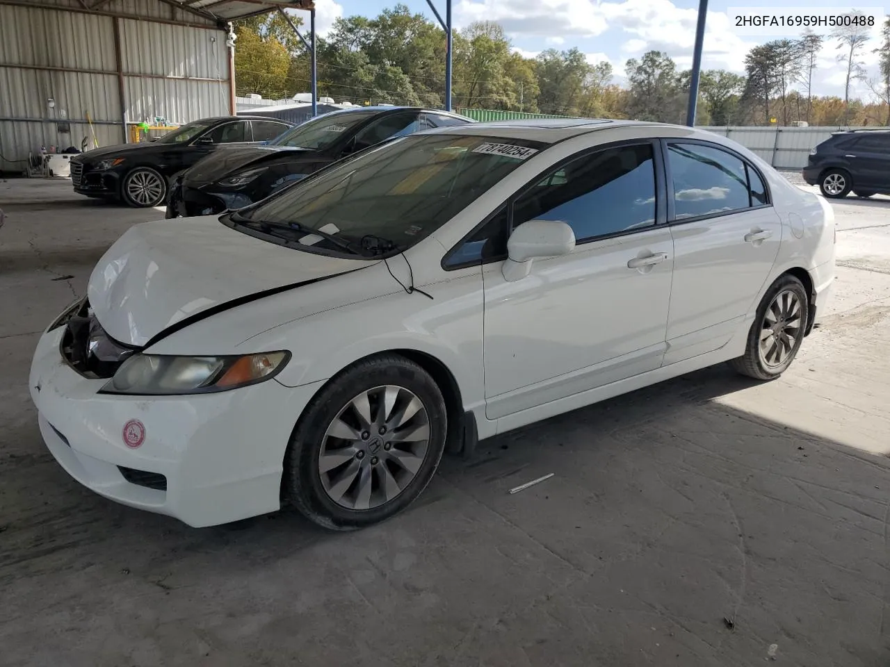 2009 Honda Civic Exl VIN: 2HGFA16959H500488 Lot: 78740254