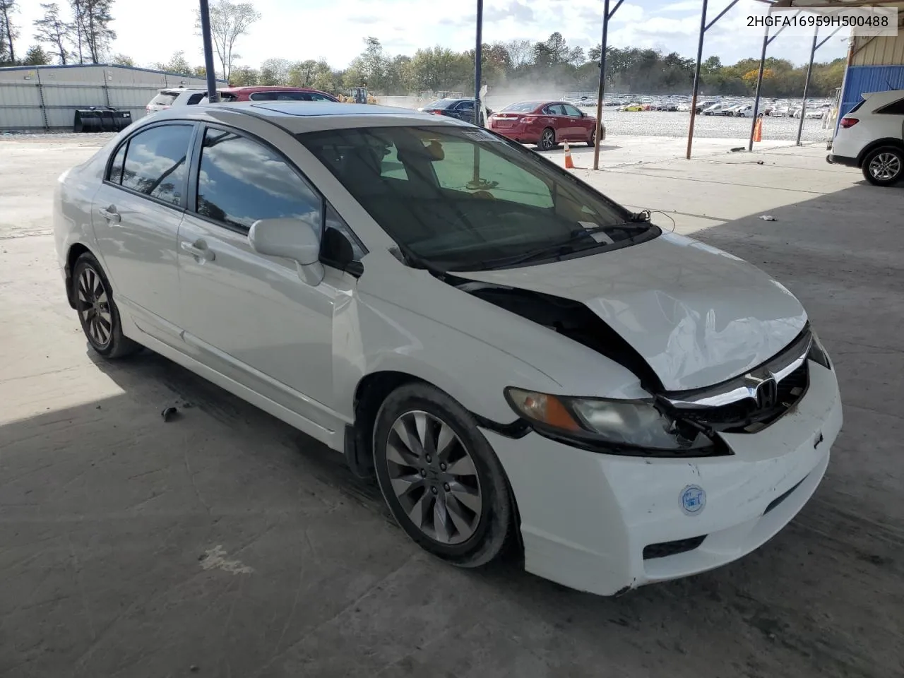 2009 Honda Civic Exl VIN: 2HGFA16959H500488 Lot: 78740254