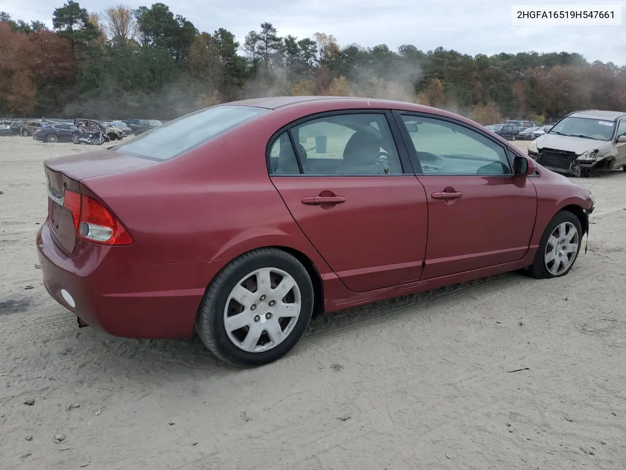 2009 Honda Civic Lx VIN: 2HGFA16519H547661 Lot: 78786614