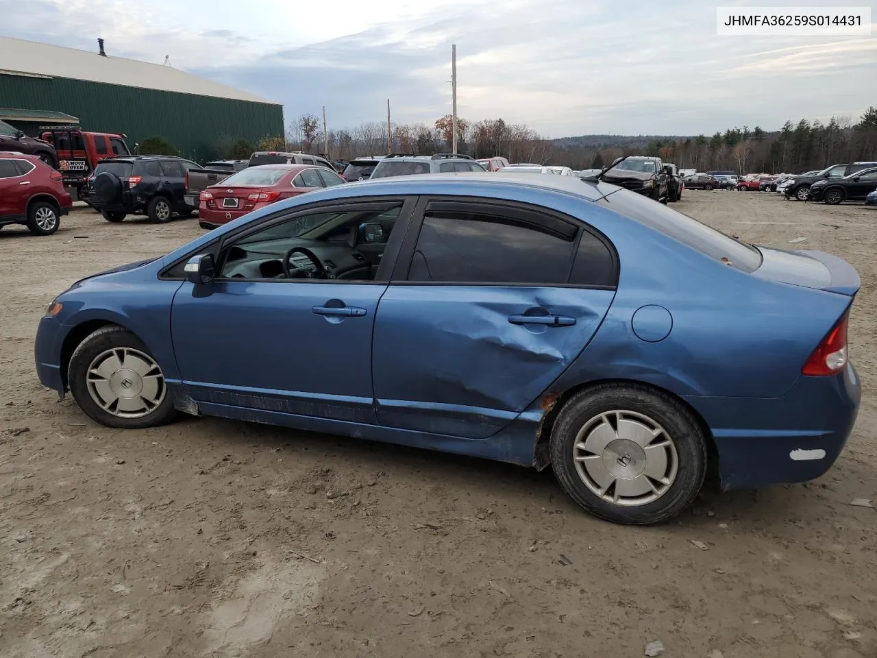 2009 Honda Civic Hybrid VIN: JHMFA36259S014431 Lot: 78796584