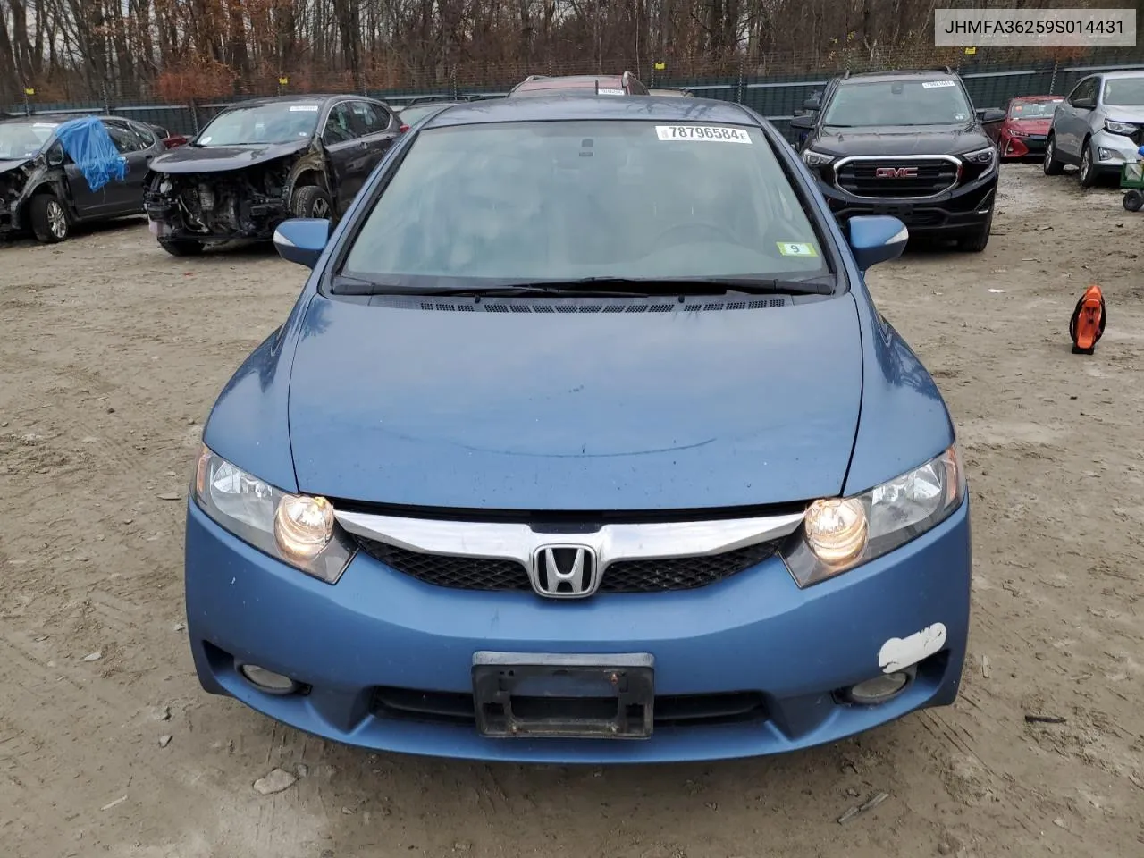 2009 Honda Civic Hybrid VIN: JHMFA36259S014431 Lot: 78796584