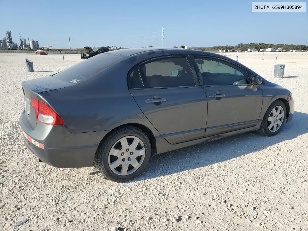 2009 Honda Civic Lx VIN: 2HGFA16599H305894 Lot: 78858444