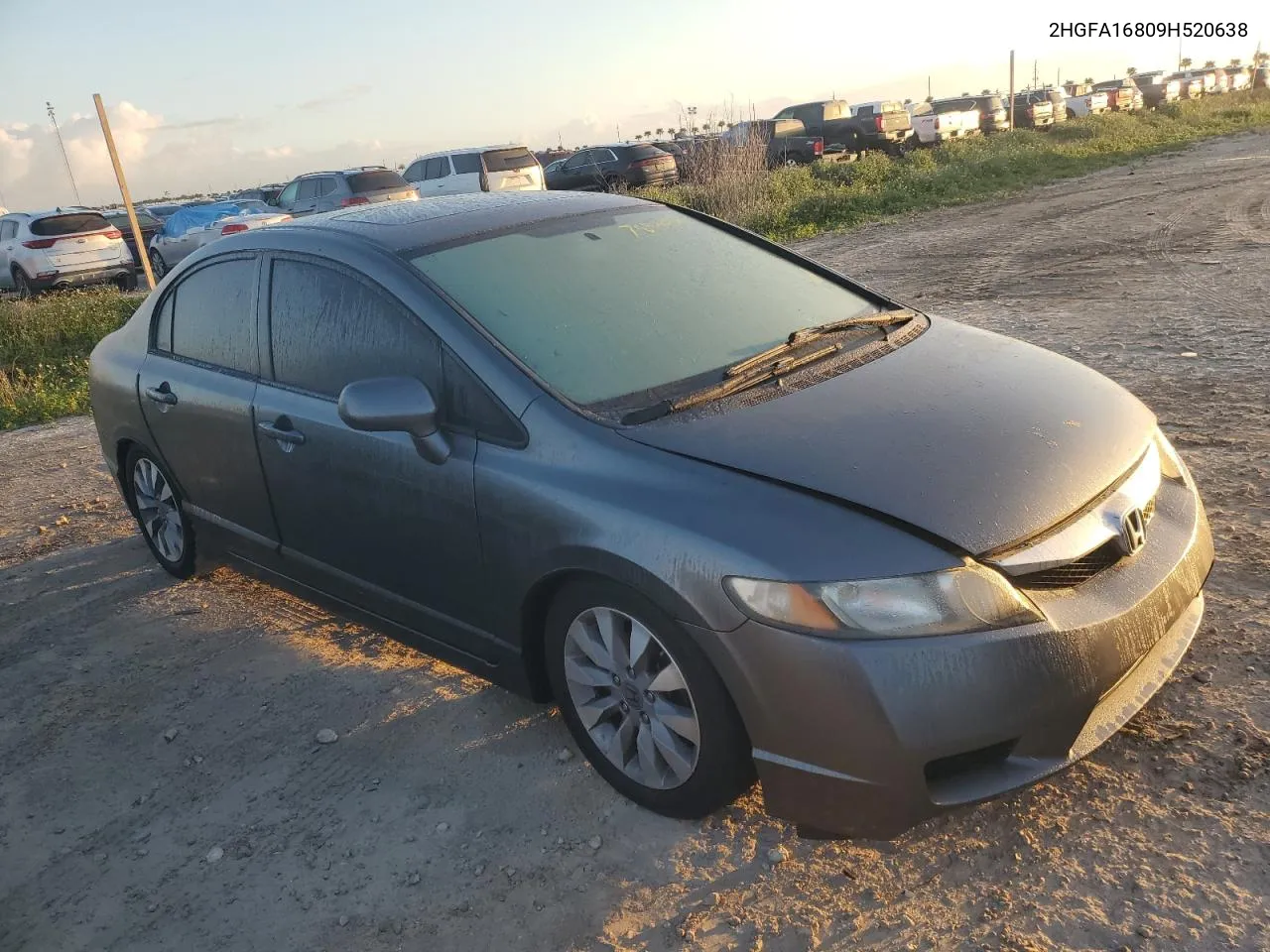 2009 Honda Civic Ex VIN: 2HGFA16809H520638 Lot: 78940464